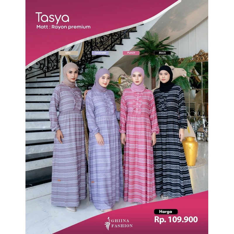 Ghiina Fashion - Dress / Gamis / Tasya Dress Ghiina Fashion