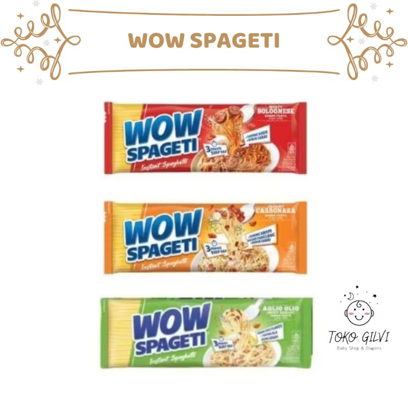 

Wow Spageti Carbonara Bolognese Aglio Olio Wow Spagheti Mie instan Mi Spagety