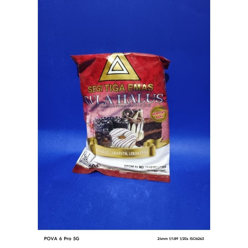 

Gula Halus Segi Tiga Emas 250g