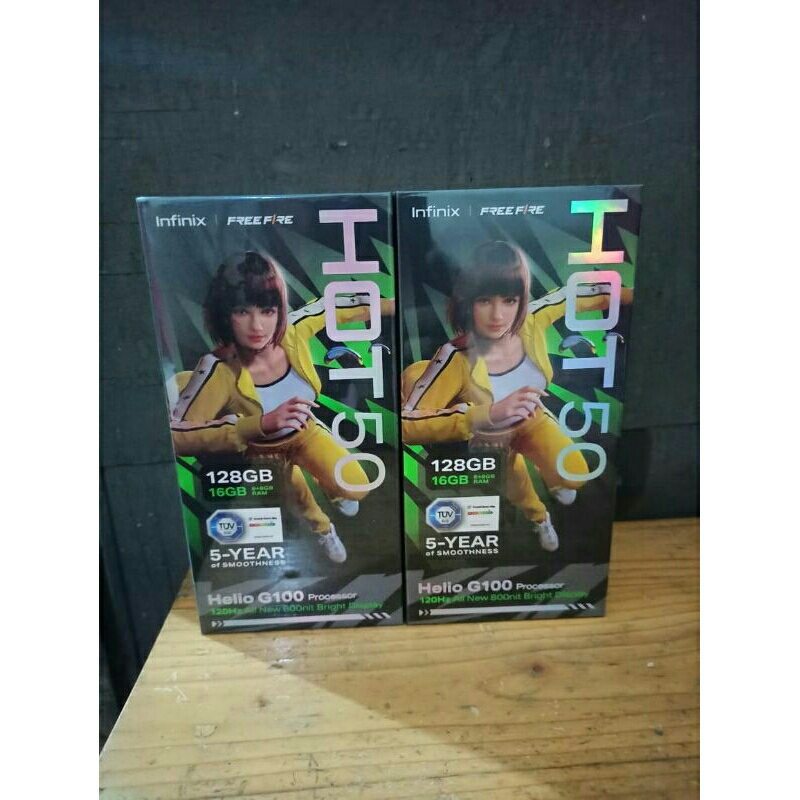 Infinix Hot 50 4G 8/128 GB Ram 8Gb Internal 128Gb Garansi Resmi