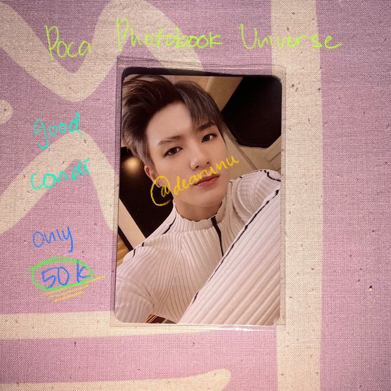 photocard jeno album photobook universe