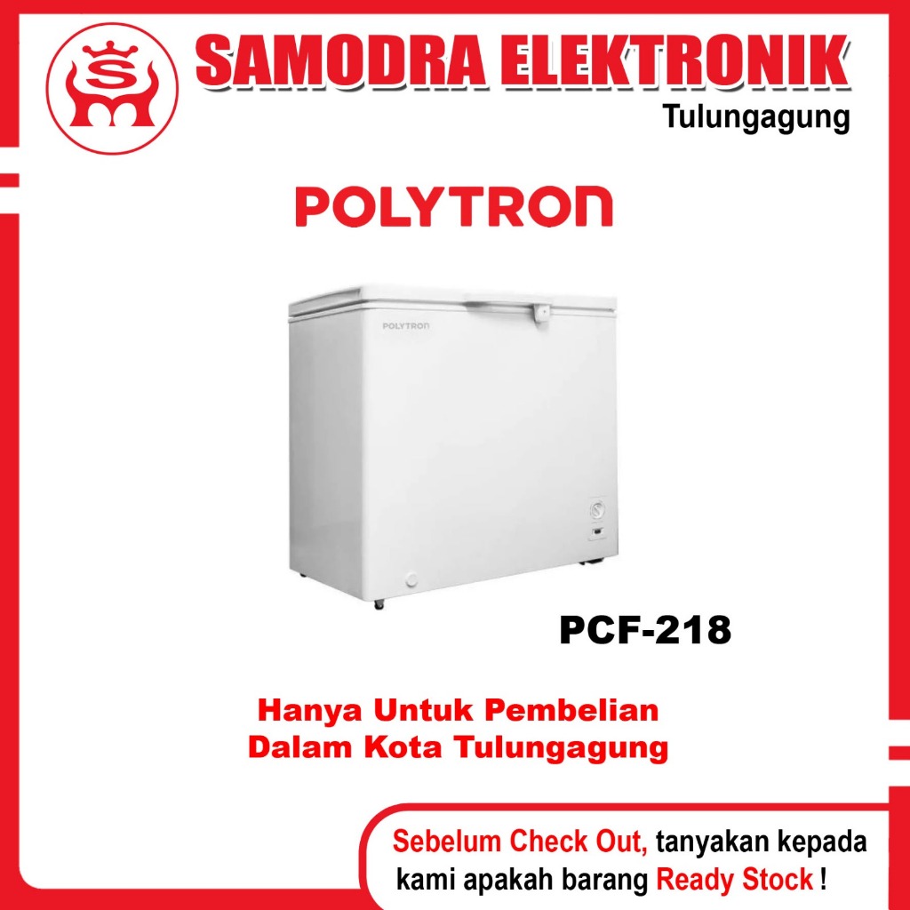 Chest Freezer POLYTRON PCF-218 | Chest Freezer 200 Liter Polytron