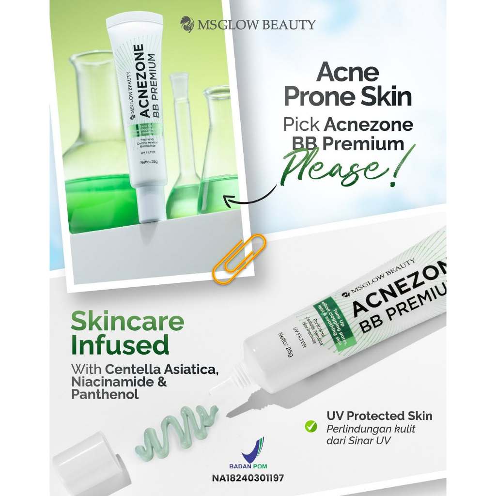 MS GLOW ACNE ZONE BB PREMIUM