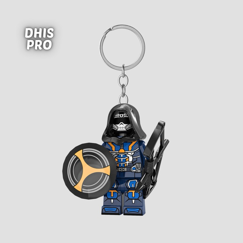 Dhis Project Gantungan Kunci LEGO Minifigure Taskmaster Thunderbolts* Marvel