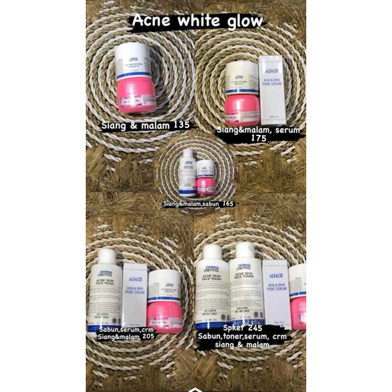Acne white glow primaderma