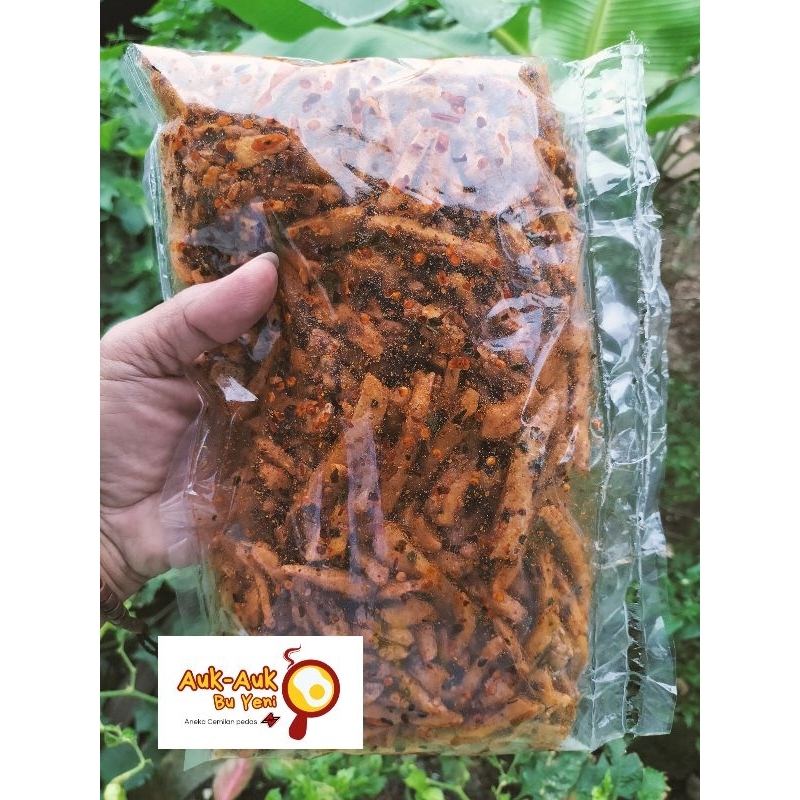 

Basreng Pedas 500gr bumbu kering/ Cemilan Basreng/ Snacks gurih