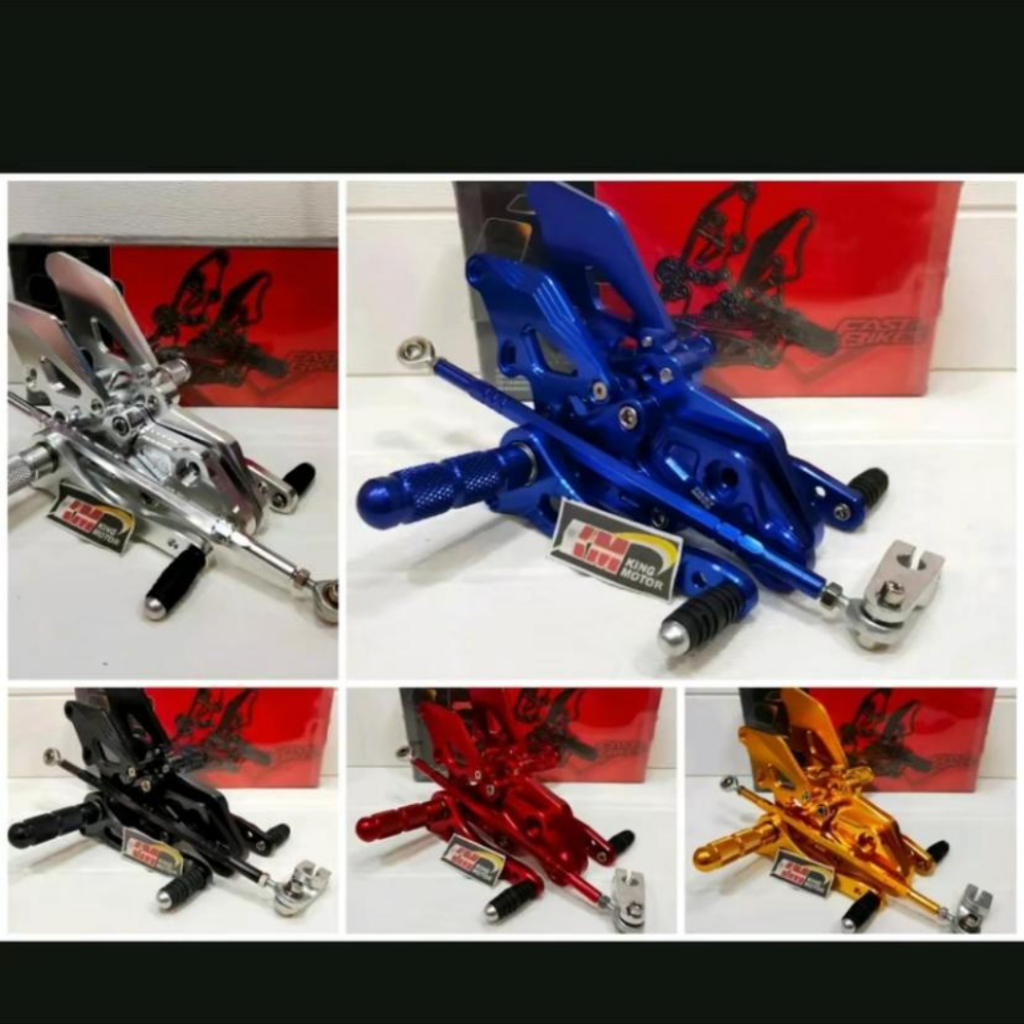 Underbone vixion old vixion new r15 old xabre footstep variasi fastbikes komplit