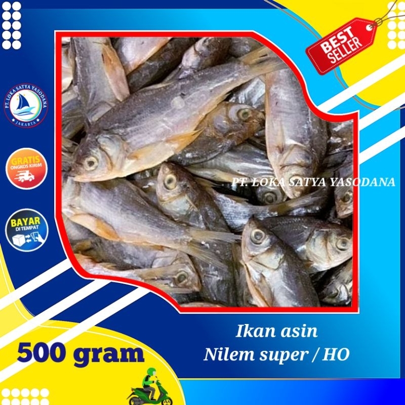 

ikan asin nilem buang perut 500gram