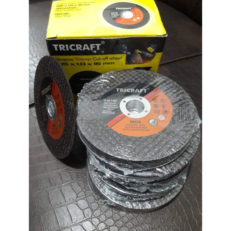 Tricraft batu potong gerinda 4inc.