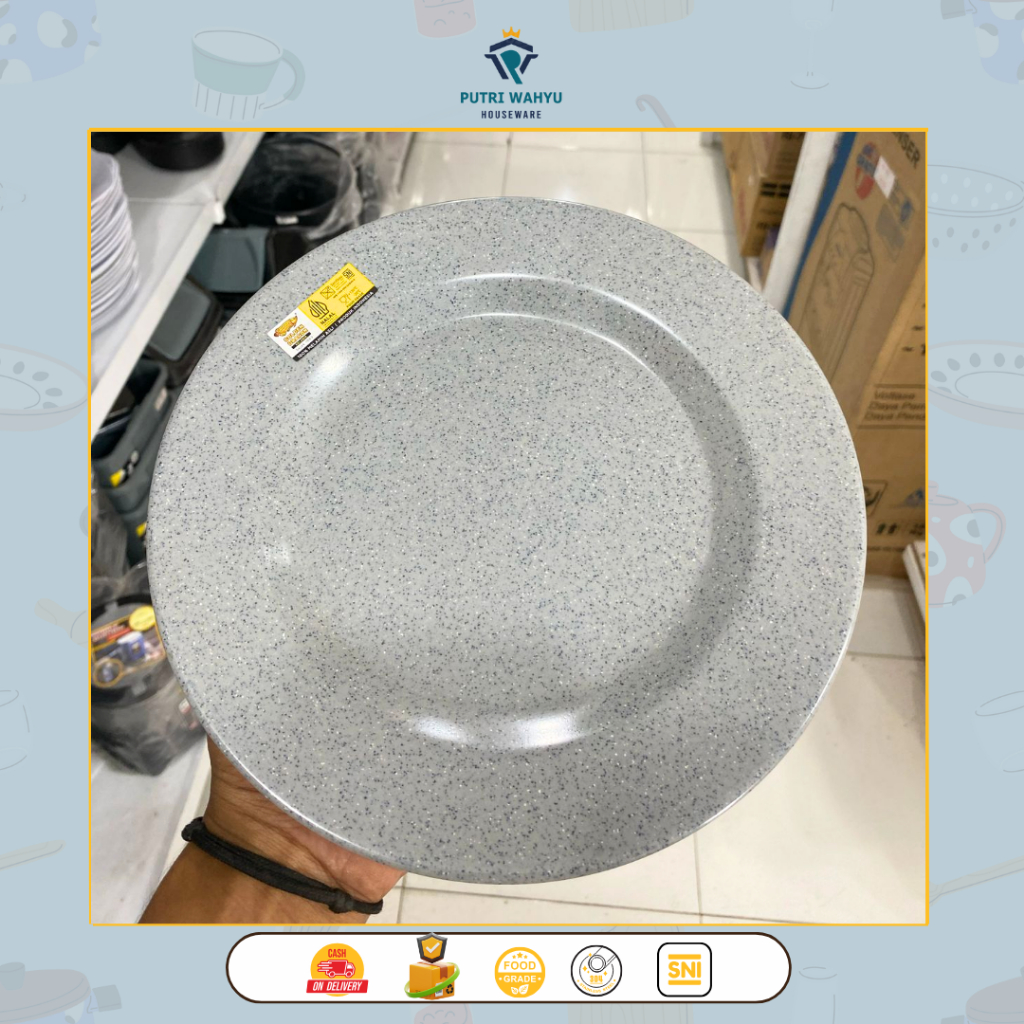 P0209 piring ceper abu stone  Golden dragon/P0210 piring ceper golden dragon /P-1004 piring segi abu
