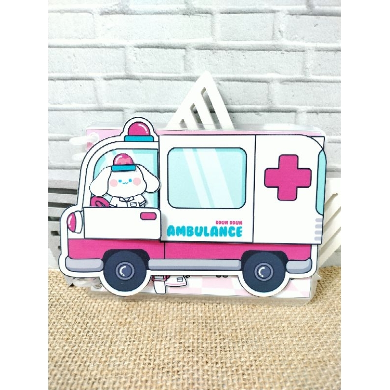PAPER DOLL BONEKA KERTAS VIRAL AMBULANCE RUMAH SAKIT