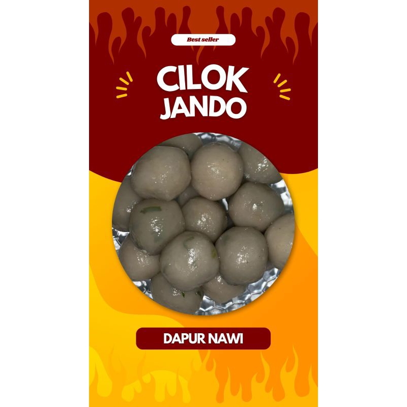 

Baso Aci jando tanpa topping isi 20 butir
