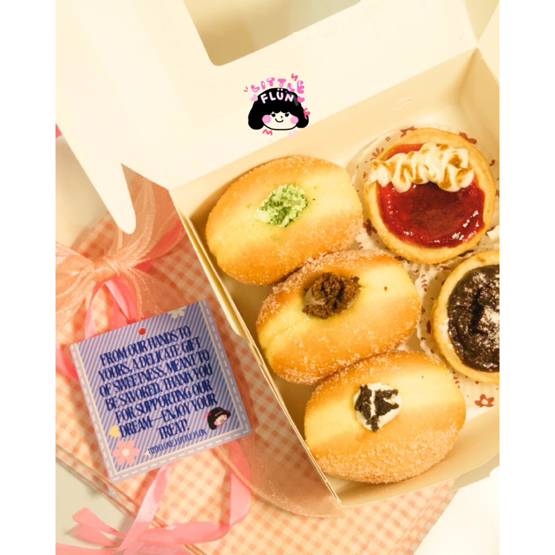 

hampers bomboloni donat fluffy // hampers lebaran surabaya termurah donat bomboloni