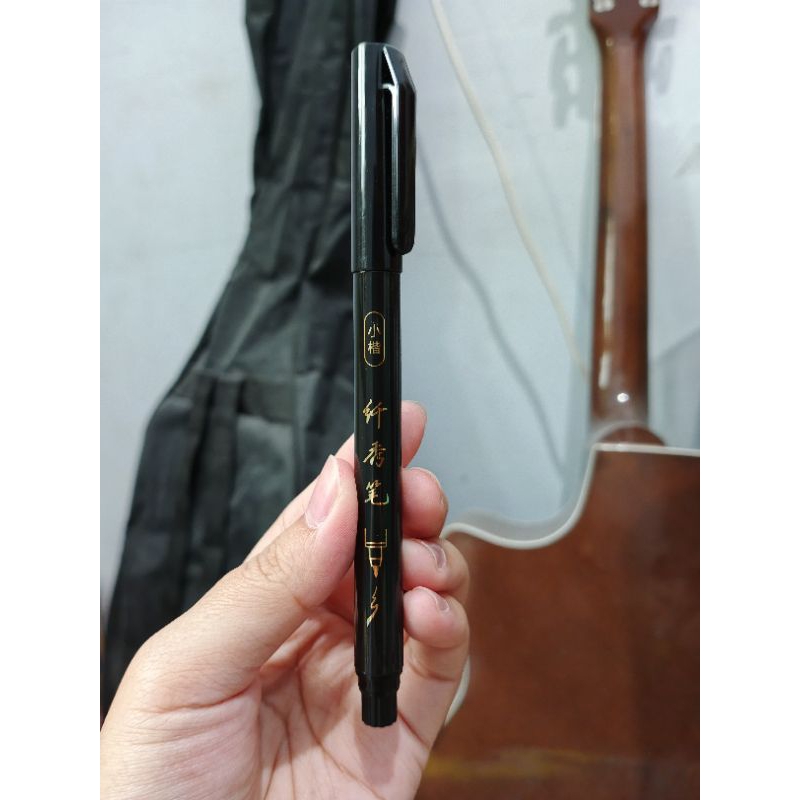 

[READY STOCK] DELI CALLIGRAPHY PEN TIP KECIL PENA KALIGRAFI BOLPEN LETTERING TINTA HITAM
