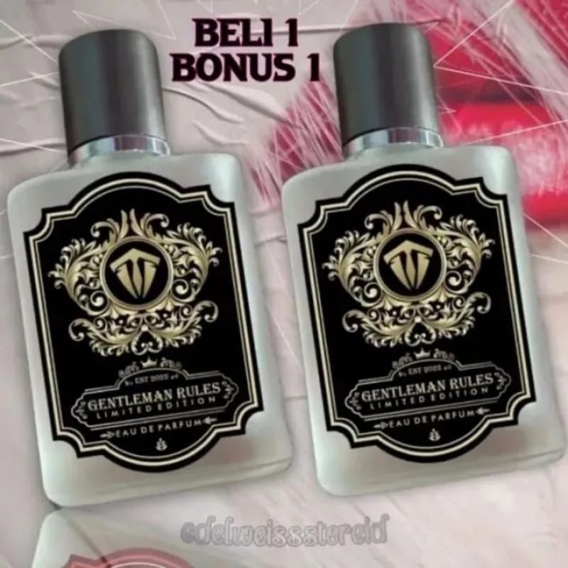 BELI 1 DAPAT 2 AURA farpum GENTLEMAN RULES Eau De perfume original parfum pria wanita