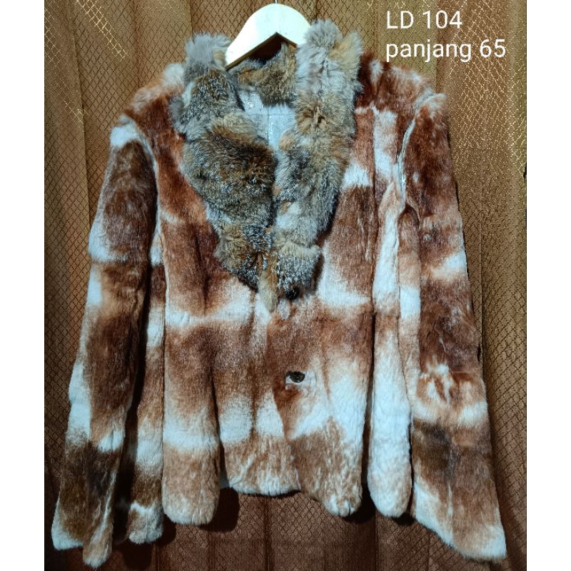 coat winter bulu kelinci coat winter bulu kelinci coklat coat wanita coat bulu asli coat musim dingi