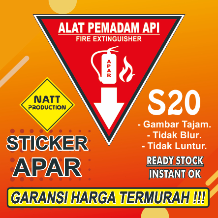 

STICKER PETUNJUK TEMPAT APAR S20