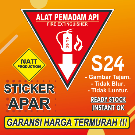 

STICKER PETUNJUK TEMPAT APAR S24