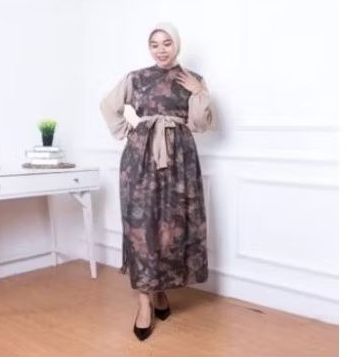 DRESS/ GAMIS TALI BAHAN JATUH