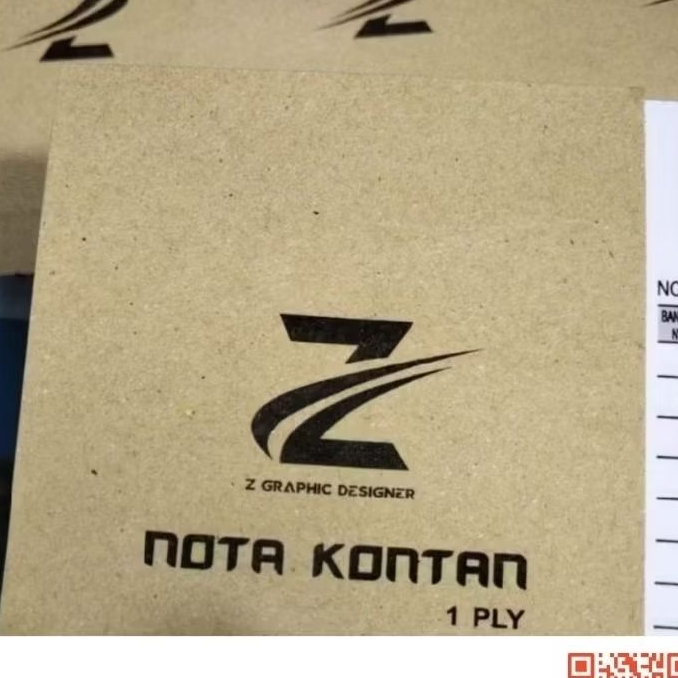 Nota Kontan Mini 1 Ply kertas Buram murah meriah