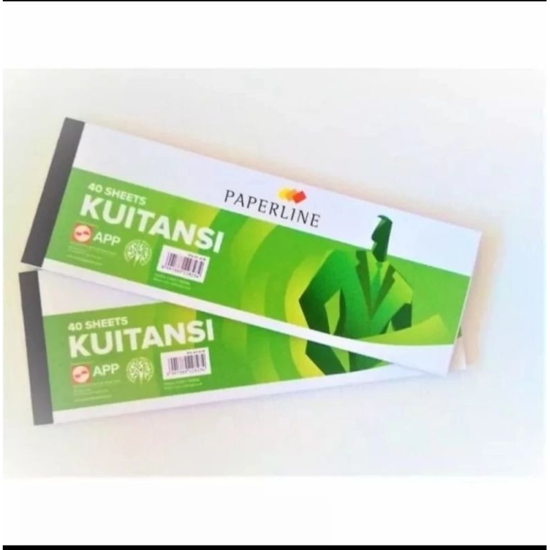 

Buku Kwitansi Besar Paperline 100x315 mm 50 Lembar (10 Buku)
