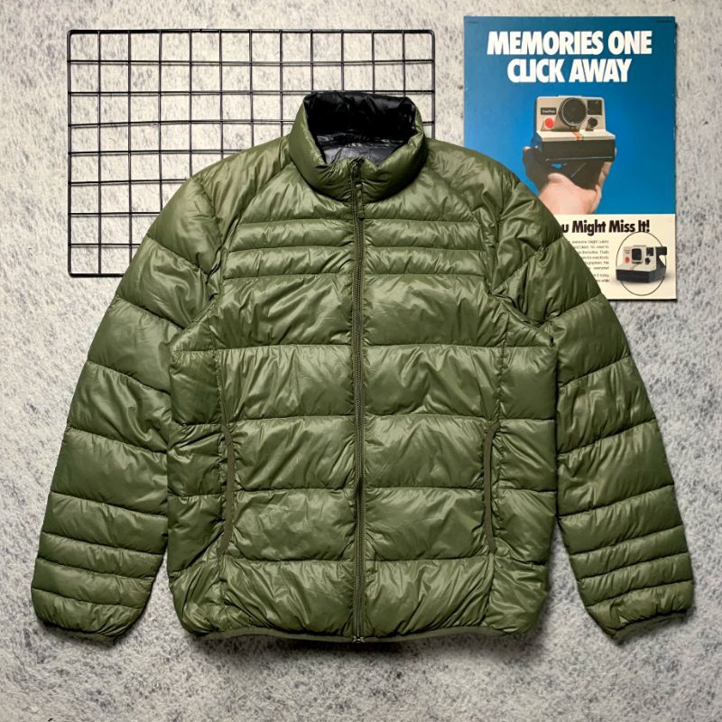 JAKET BULANG UNIQLO SECOND ORIGINAL, UNIQLO DOWN JAKET, BULU ANGSA UNIQLO, PUFFER UNIQLO, UNIQLI GEL