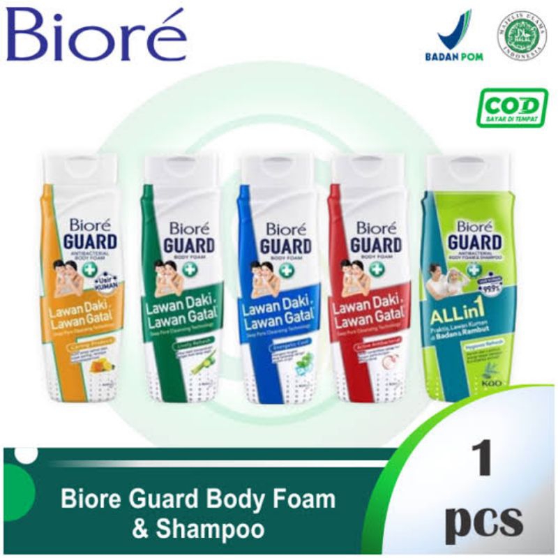 BIORE GUARD SABUN MANDI CAIR BOTOL NETTO 100 ML
