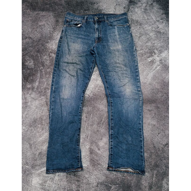 Celana Jeans Muji Straight Denim Size 32