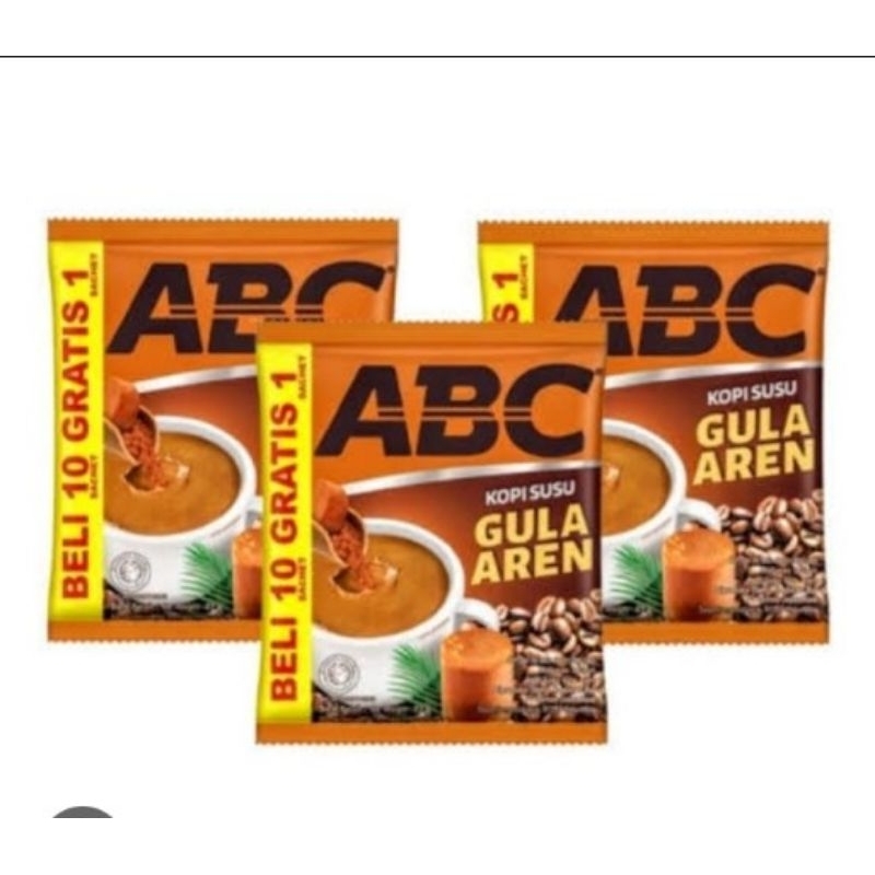 

KOPI ABC GULA AREN 1 renceng isi 10 saset mantap