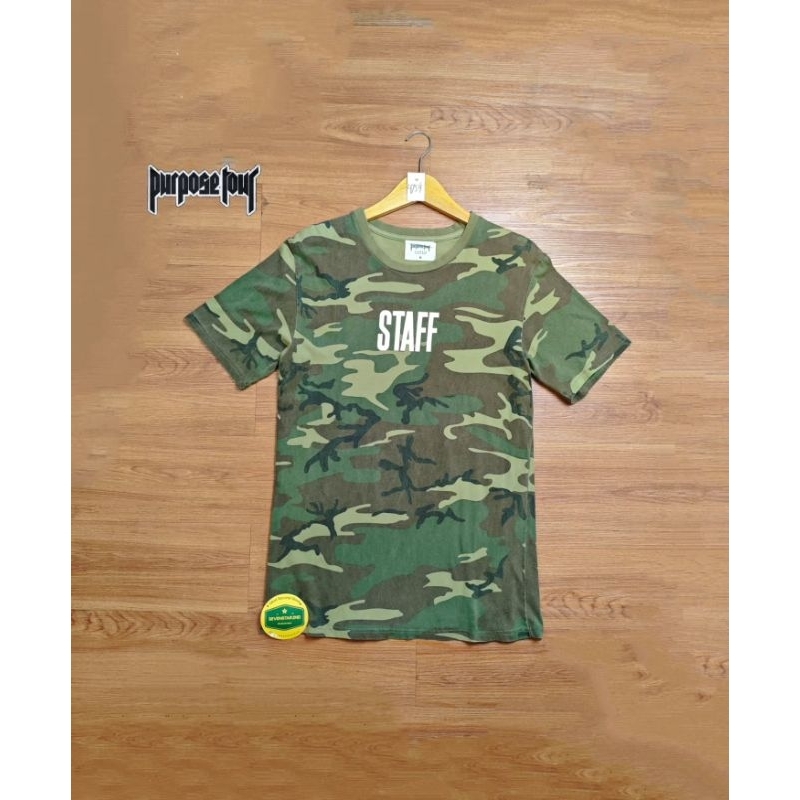 Purpose tour camo casual t-shirt