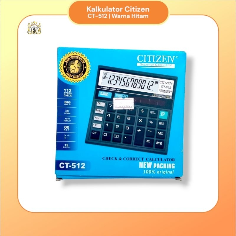 

Kalkulator CT-512 / Superior Kalkulator 12 digit