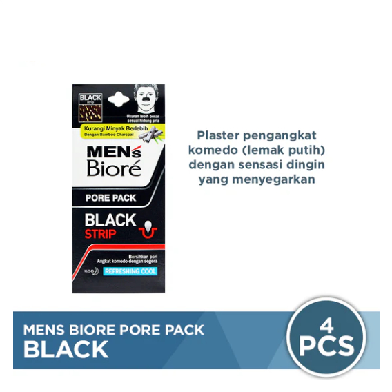 Biore Men's Pore Pack Black Strip