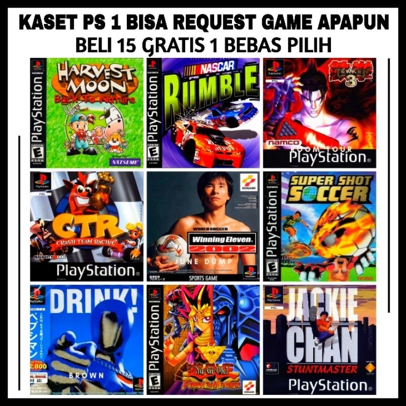 Kaset Game Ps1 Ps 1 Playstation 1 Lengkap Bisa Request