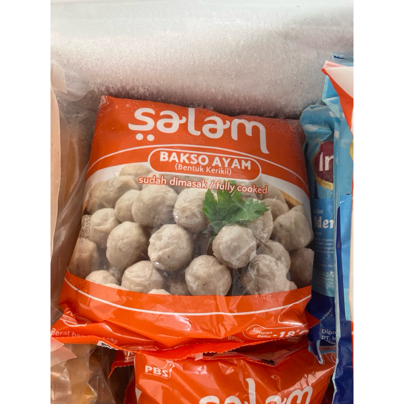 

bakso ayam krikil 500 gr isi 100 pcs