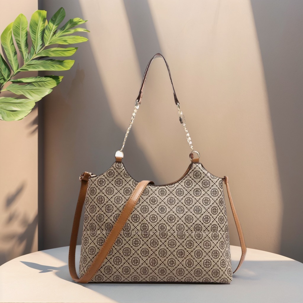 Aolong Tas Selempang Agnez 8995# ToteBag  Wanita Terbaru Bahan Kulit PU Premium 2 in 1 Multifungsi