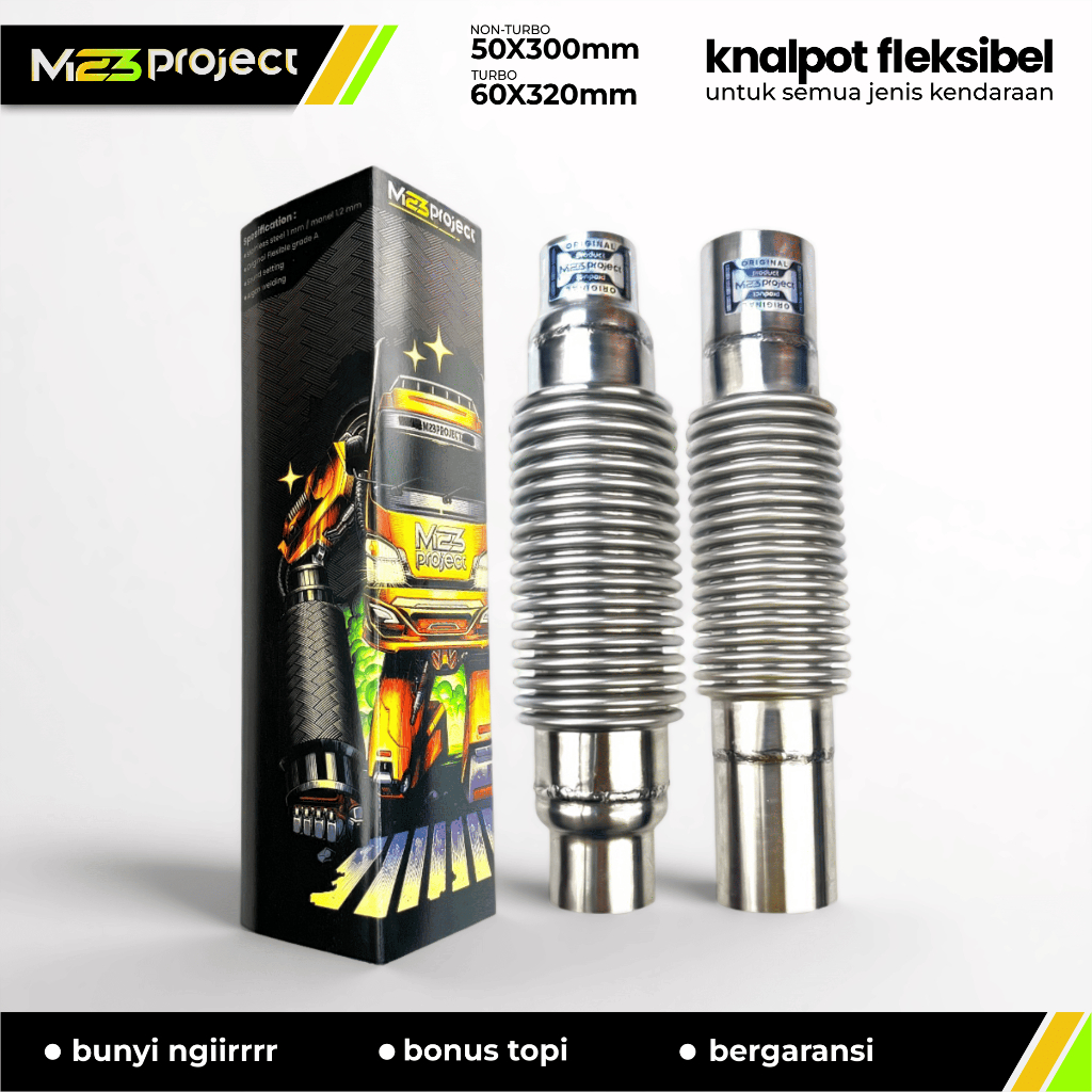 FLEKSIBEL KNALPOT ULIR BUNYI NGIRR UNTUK SEMUA JENIS KENDARAAN TURBO DAN NON TURBO