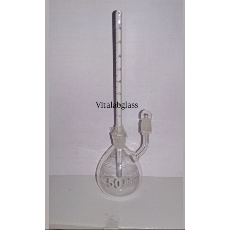 piknometer thermometer 50 ml brand/pyrex
