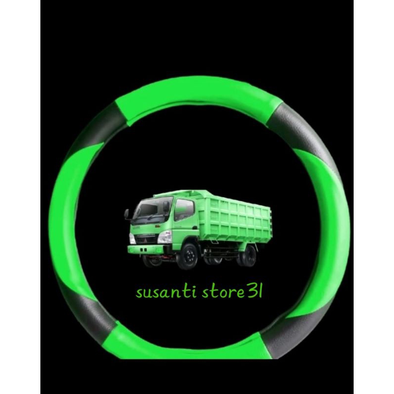 sarung stir canter,cover stir truk canter motip sabit