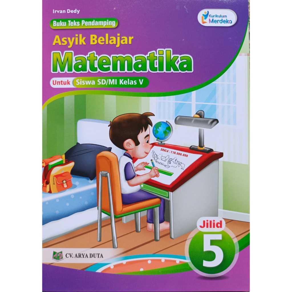 Buku Paket Matematika Kelas 5 SD Kurikulum Merdeka CV. Arya Duta