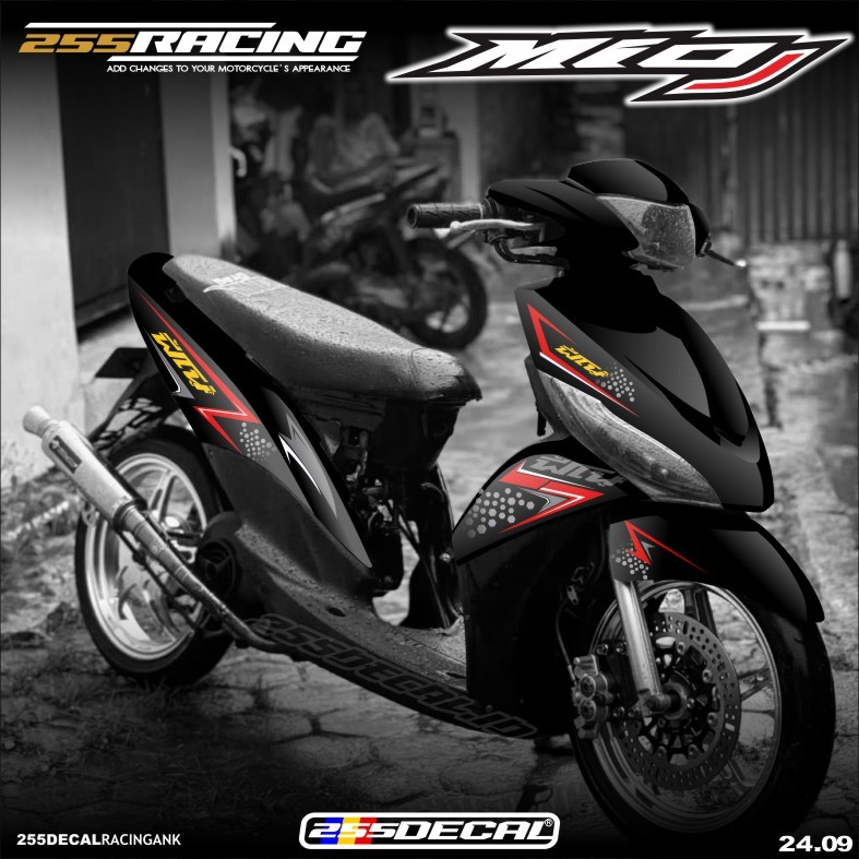 (COD) Decal Mio J Full Body Stiker Mio J Variasi Full Body Striping Mio J Desain Thailook style Simp