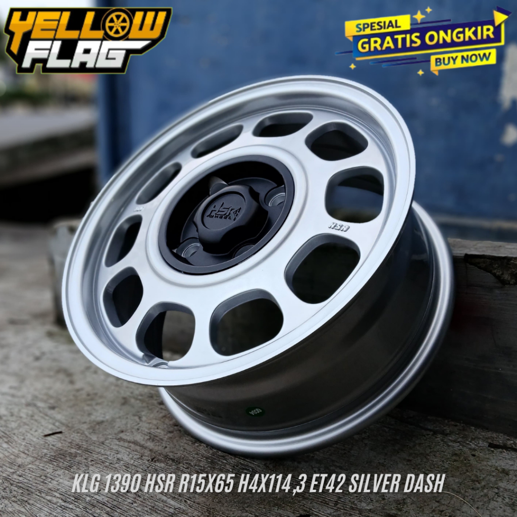 VELG KALENG RING 15 HSR KLG LUBANG 4X114,3 ET 42 LEBAR 6,5 R15 NEW HSR ORIGINAL