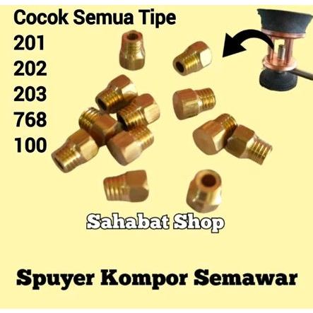 Spuyer Kompor Mawar 201, 202, 203, 768 dan 100 / Spuyer kompor Gas / Spuyer kompor Mawar / Spuyer Ma