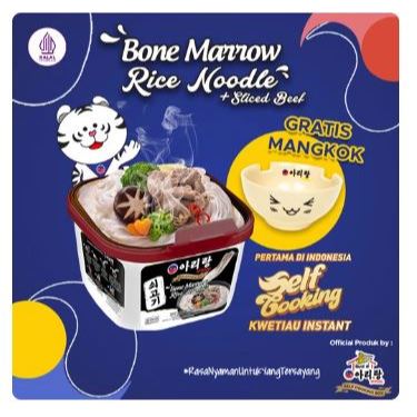 

Arirang Self Cooking Box Bone Marrow + Sliced Beef 160g + Mangkok