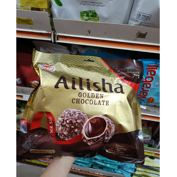

Ailisha MR.SIF singapore merlion choco ball 200gr / golden / milk / strawberry / cookie
