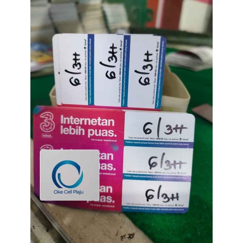 voucher TRI 6(10GB 3hr)