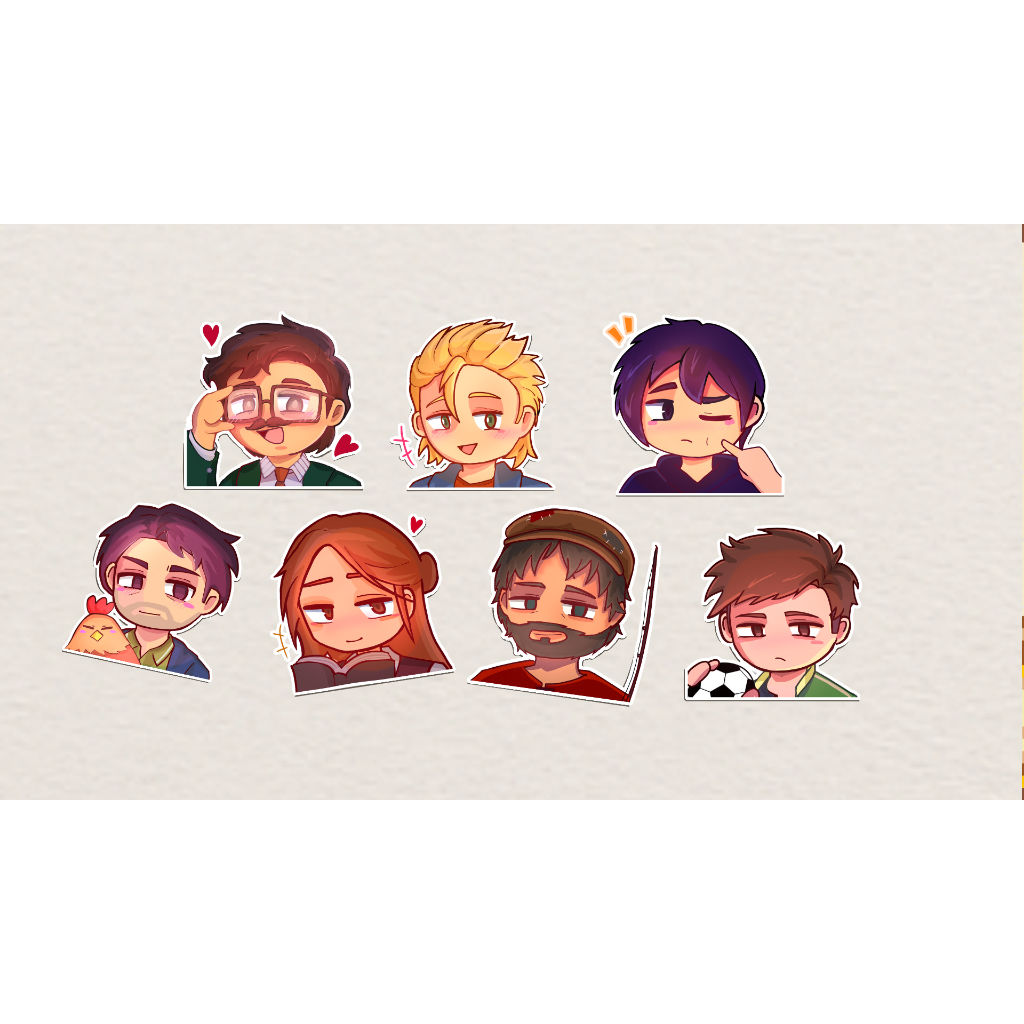 

STICKER COWOK STARDEW VALLEY
