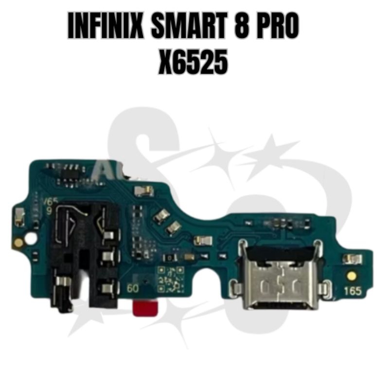 PAPAN CAS / BOARD KONEKTOR PCB INFINIX 8 PRO X6525 ORIGINAL