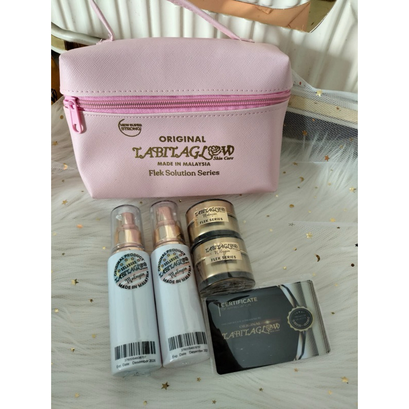 NEW CREAM!! PAKET SS FLEK GLO MALAY, ADA KARTU BARCODE SCAN