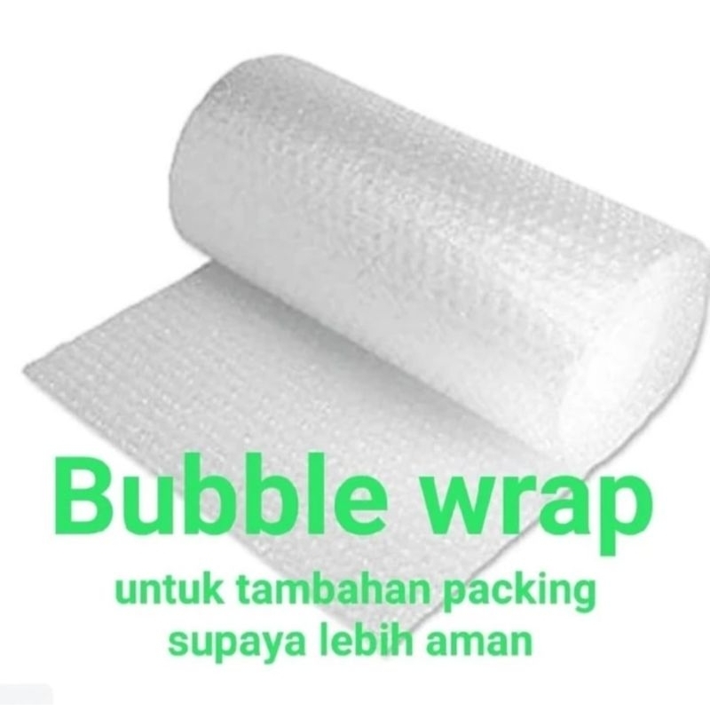 

Tambahan bubble wrap biar lebih aman