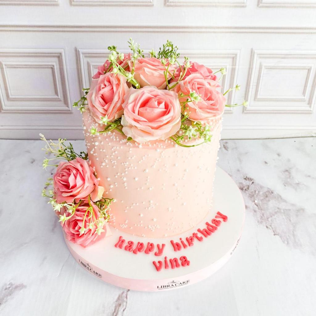 

Kue Ulang Tahun/Birthday Cake/Kue Ultah Tema Flower Pink/Pink flower Cake/Kue Birthday jakarta